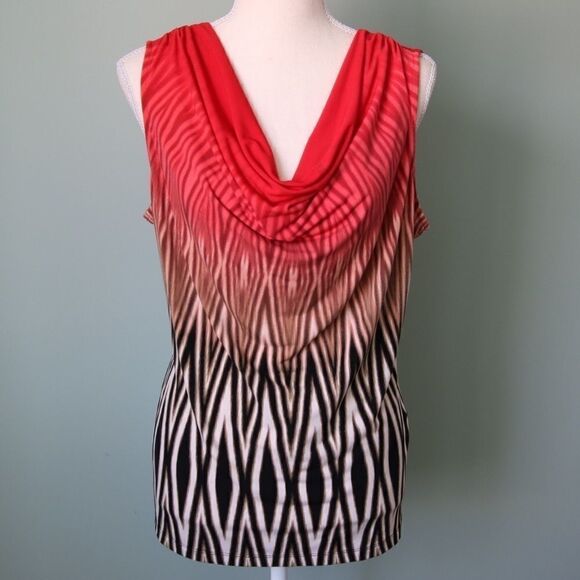 CALVIN Klein Sleeveless Blouse Size Medium - Picture 4 of 6